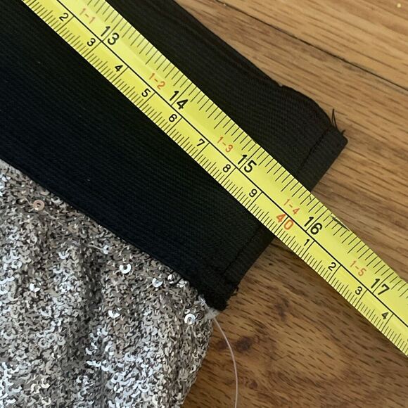 FREE PEOPLE Sequin Skirt Size Large Blush Pink NEW Party Glitz Glam Tulle - Picture 10 of 12